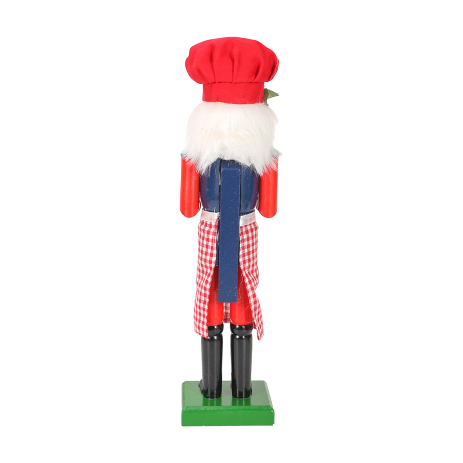 Nutcracker Figurine - 36cm 나무로 만든 호두까기 인형 장식,