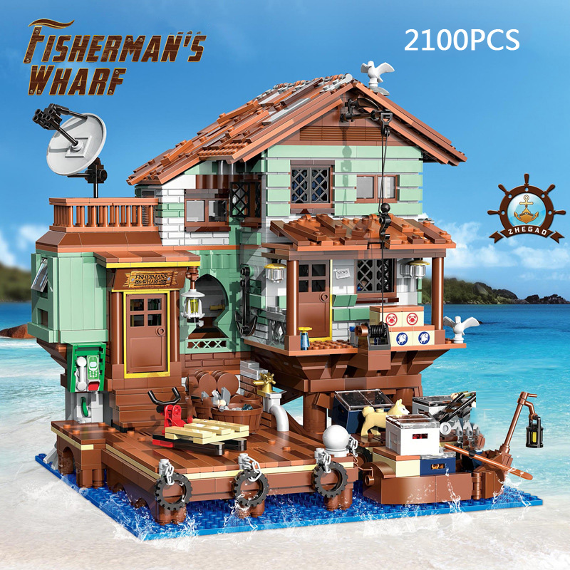 아이디어 시티 스트리트스케이프 미니 블록 피셔맨 워프  - Lego Set City 리뷰 및 가격