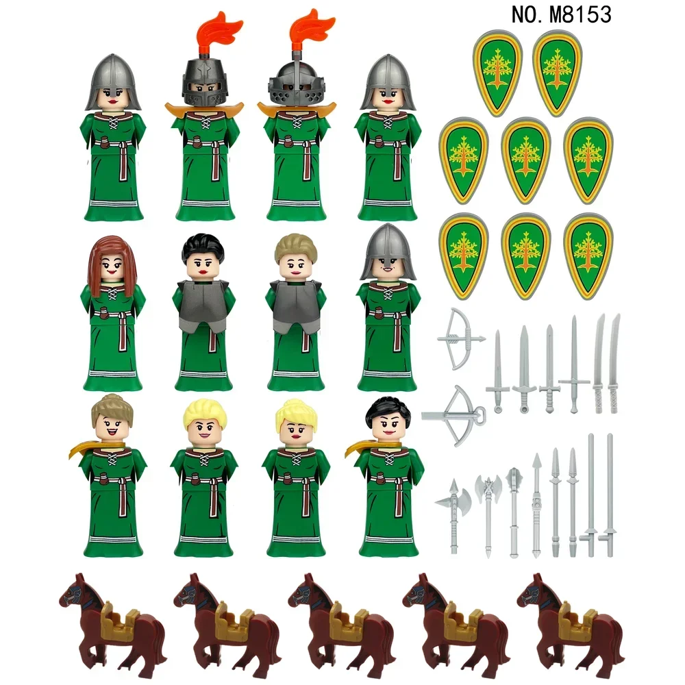중세 유럽 국가, 군인, 기사, 기병, 전투용 말, 조 - Lego Set Technic 리뷰 및 가격